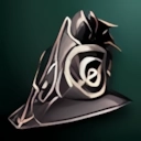 Chic Silver Horn Cap