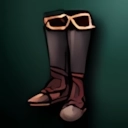 Sealed Red Flame Boots