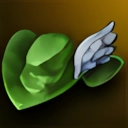 Refined Romantic Chapeau: Green