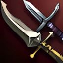 NPC exclusive transparent dual dagger