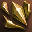 Rough Yellow Cubic Piece