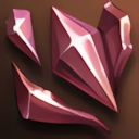 Fine Red Cubic Piece