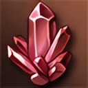 Extracted Mid-grade Red Star Stone
