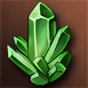 Extracted Mid-grade Green Star Stone