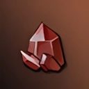 Extracted Coarse Red Star Stone